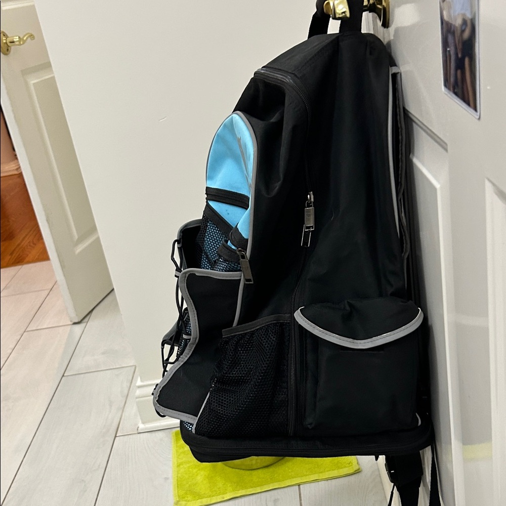 TYR Aqua and Black Backpack - Picture 2 of 6